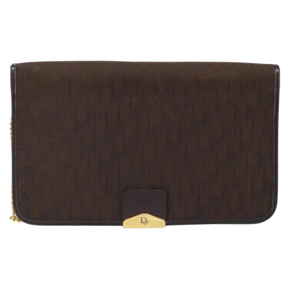 Dior Trotter Chain Shoulder Bag Brown
